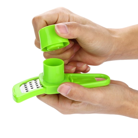 Clearance Under $1 Multifunction Stainless Steel Pressing Garlic Slicer Cutter Shredder Kitchen Too Green