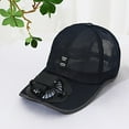 thumbnail image 1 of Clearance Under $1 PEONAVET Baseball Hats for Men Sun Protection Sun Hat Usb Charging with Fan Hat Fishing Cap, 1 of 2