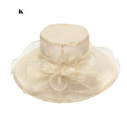 Under $1 PEONAVET Beach Hats for Women, Summer Wide Brim Sun Hat, Outdoor Sun Protection Ladies Hats Beach Hats for Travel