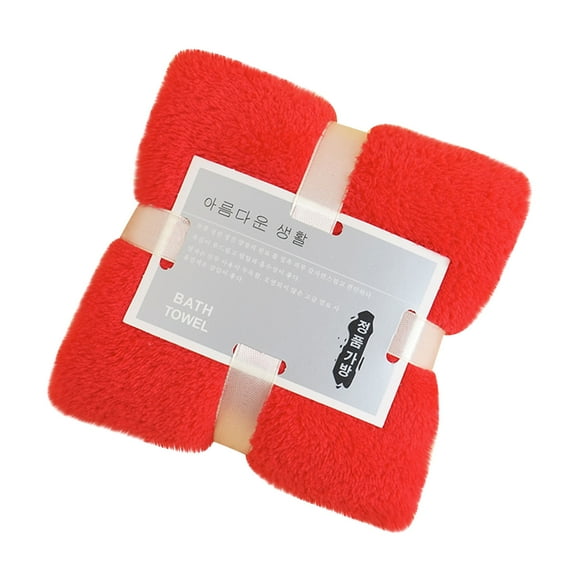 Under$1 PEONAVET Coral Velvet Towel, Absorbent Towel For Washing Face, Long Staple Cotton, Wedding Gift, Wedding Towel