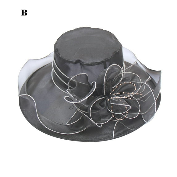 Under $1 PEONAVET Women Sun Hat, Summer Wide Brim Beach Hats for Women, Outdoor Sun Protection Ladies' Hats Beach Hats for Travel