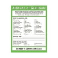 thumbnail image 1 of Clearance Under $1 Pedty 1*Book,Count Of Gratitude Note Pad Gratitude Checklist Memo Notepad,Office Cabinet, 1 of 7