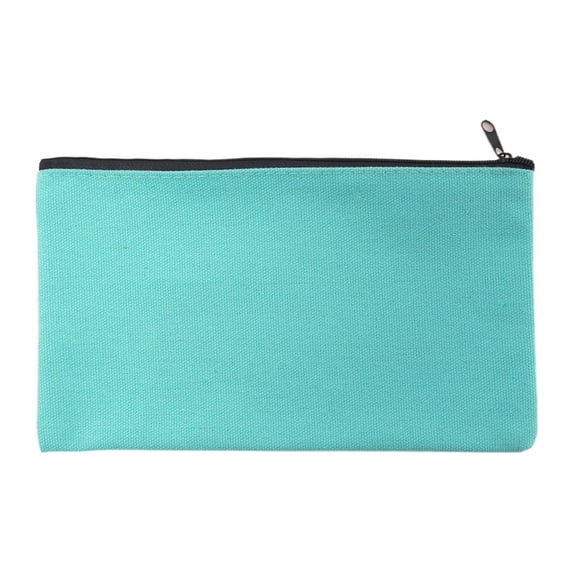 Clearance Under $1 Pedty Pencil Bag,Colorful Zipper Canvas Pencil Case Student Storage Bag Zipper Travel Cosmetic Bag Makeup Bag,Pencil Case