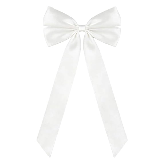 Clearance Under $1 Satin Bow Ornament, Pre Tied Decorative Bow for Tree and Wreath