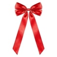 thumbnail image 1 of Clearance Under $1 Satin Bow Ornament, Pre Tied Decorative Bow for Tree and Wreath, 1 of 4