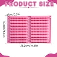 thumbnail image 1 of Clearance Under $1 Silicone Stick Candy Mold – 20 Cavity Twisted Bar Mold (Pink Twist), 1 of 5