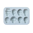 thumbnail image 1 of Clearance Under $1 Skull Silicone Candy Mold, 8-Cavity for Fondant and Chocolate, 1 of 4
