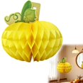 thumbnail image 1 of Clearance Under $1 Thanksgiving Pumpkin Honeycomb Decor Fall Hanging Paper Pumpkin Ornament, 1 of 5
