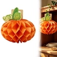 thumbnail image 1 of Clearance Under $1 Thanksgiving Pumpkin Honeycomb Decor Fall Hanging Paper Pumpkin Ornament, 1 of 5