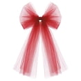 thumbnail image 1 of Clearance Under $1 Tulle Bow Ornaments, Large Hanging Decor for Christmas Tree, 1 of 4