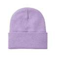 thumbnail image 1 of Satin Lined Beanie Hats for Men Women Winter Warm Knitted Cuffed Hat Soft Silk Lined Chunky Skull Cap Unisex Gifts, 1 of 3