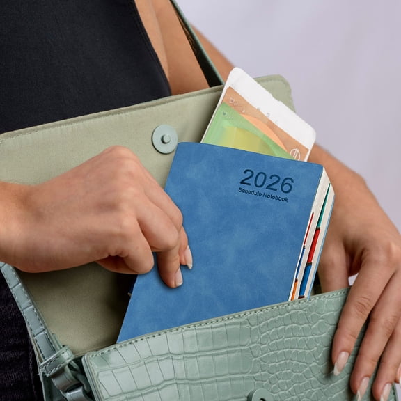 Clearance Under $10! 2026 Schedule Blue Undated Planner Spiral Planner
