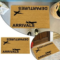 Clearance Under $10 Arrivals Departures Funny Cute Doormat Door Mat Welcome Friends Doormat Funny Doormat New Home Door Mat