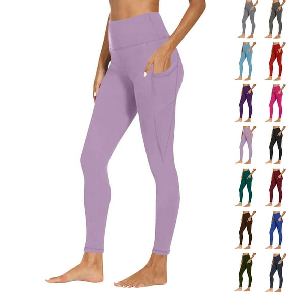 Fashion Plus Size Yoga Pants for Women High Waist Workout Out Pocket Leggings Fitness Sports Running Yoga Athletic Pants