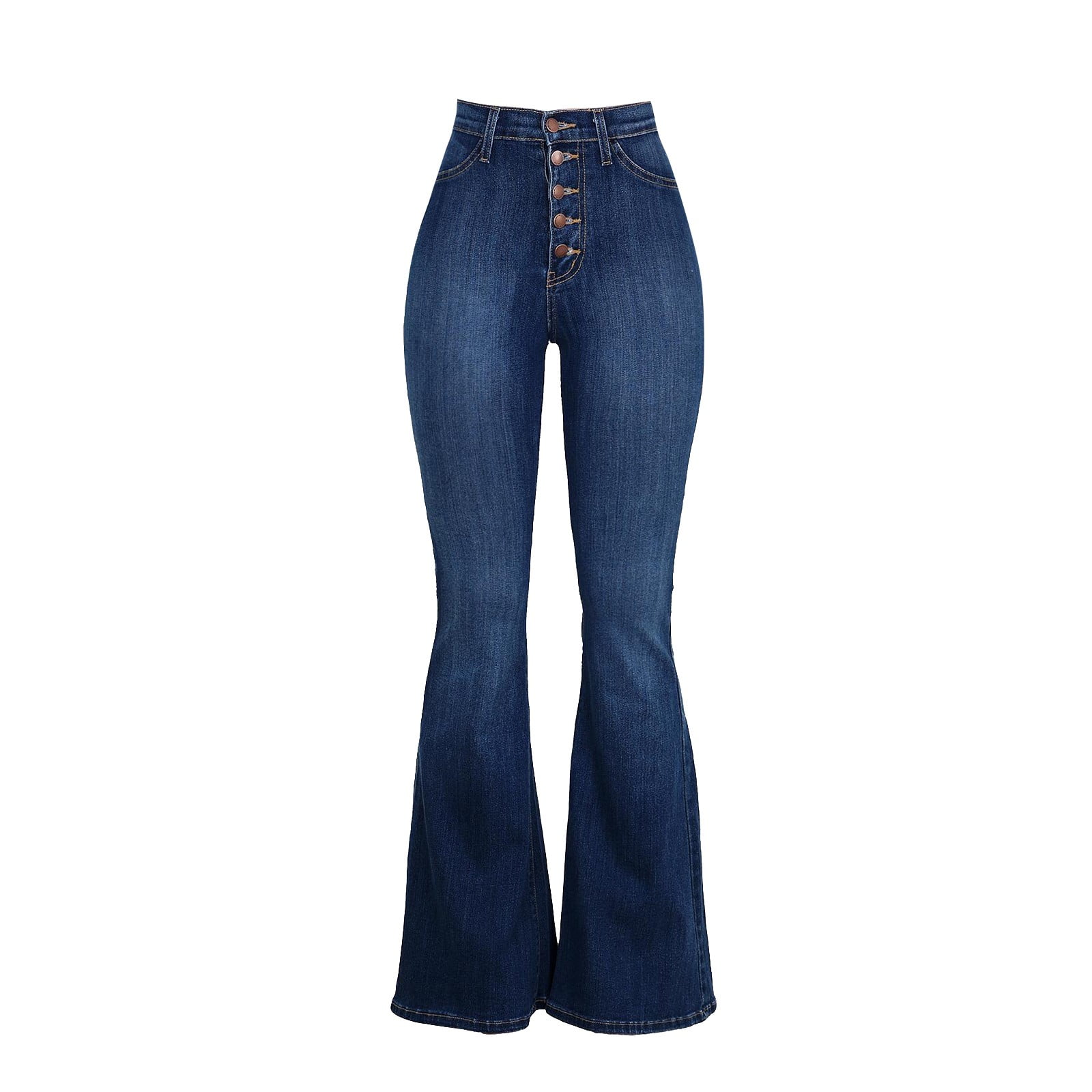 EQWLJWE Women's Fleece Lined Jeans High Waisted Stretch Denim Skinny Pants  Winter Warm Slim Fit Jeggings