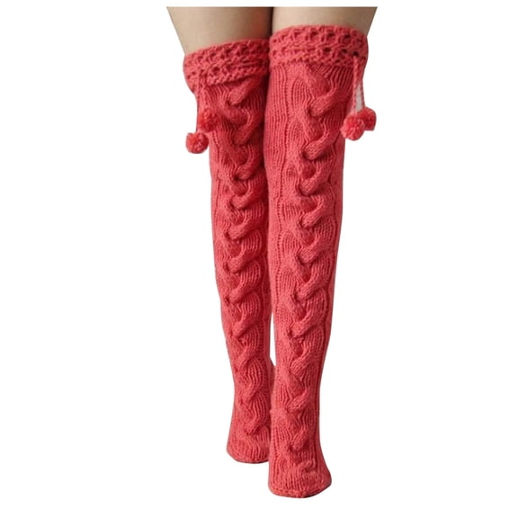 Cable Knit Extra Long Boot Socks Over Knee Thigh Stocking Leg Warmers
