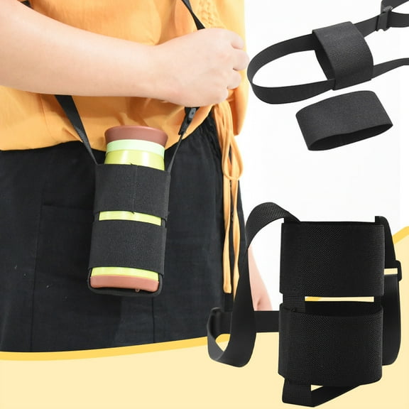 Clearance Under 10$!Camping Essentials Sport Water Bottle Sleeve Pouch Holder Fixing Strap Travel Portable Kettle Strap