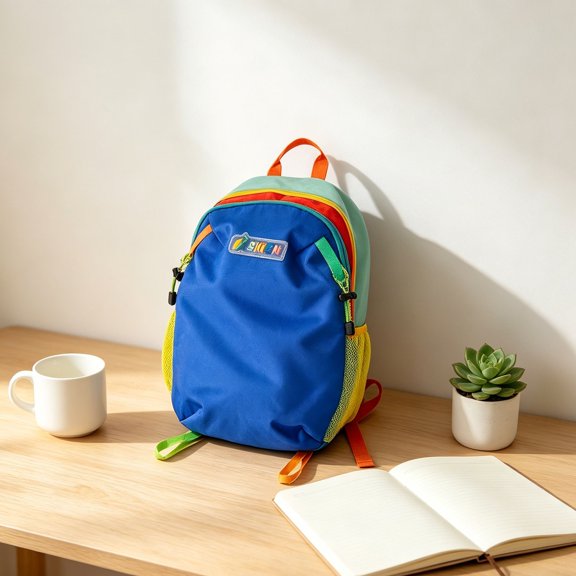 Clearance Under $10! Candy Colored Travel Backpack Blue Hiking Backpack Daypack