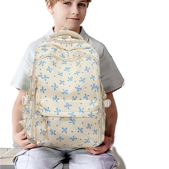 Clearance Under $10! Cute Backpack In Blue Daypack Backpack For Work