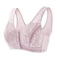 thumbnail image 1 of Fshion Summer Plus Size Bras for Women Lace Thin Style Ventilate Front Buckle Without Steel Rim, 1 of 5