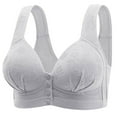 thumbnail image 1 of Fshion Suumer Plus Size Bras for Women Lace Thin Style Ventilate Front Buckle Without Steel Rim, 1 of 7
