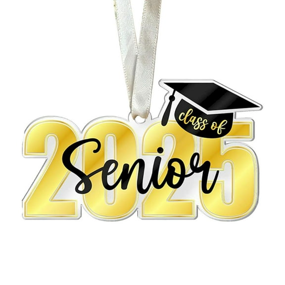Clearance Under $10 Hangs, Class Of Senior 2025 Graduation Acrylic Graduation Ornament Class Of 2025 Graduation High School Senior For Grad Parties