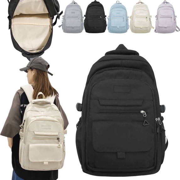 Clearance Under $10 Laptop Backpack,Multiple Pockets & Water-Resistant,for Travel & Daily Use,1pc,Black