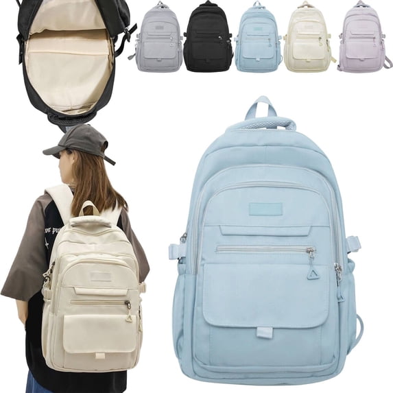 Clearance Under $10 Laptop Backpack,Multiple Pockets & Water-Resistant,for Travel & Daily Use,1pc,Blue