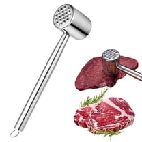 Clearance Under $10 Meat Mallet Tool 10inch Stainless 304 Meat Hammer Tenderizing Kitchen Gadgets Easily Softens Steak Chicken Pork Beef And Veal