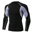 thumbnail image 1 of Under $10 Men's Athletic Long Sleeve Compression Shirts,Cool Dry Running T-Shirts Workout Gym Sport Base Layer Top, 1 of 2
