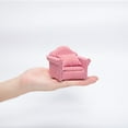 thumbnail image 1 of Clearance Under $10 Miniature Dollhouse Sofa 1:12 Scale Living Room Furniture Model Decor,1PC,Pink, 1 of 4