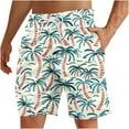 thumbnail image 1 of Miqool Mens Swim Trunks Quick Dry Beach Board Shorts Hawaiian Bathing Suits Swimwear with Pockets, Regular & Big & Tall, 1 of 4