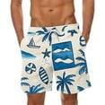 thumbnail image 1 of Miqool Mens Swim Trunks Quick Dry Board Shorts Breathable Hawaii Beach Shorts Swimwear Bathing Suits with Pockets, 1 of 4