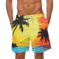 thumbnail image 1 of Miqool Mens Swim Trunks Quick Dry Board Shorts Breathable Hawaii Beach Shorts Swimwear Bathing Suits with Pockets, 1 of 4
