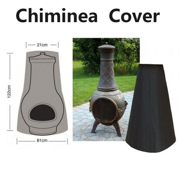 Clearance Under $10 Patio Cover Chiminea Protective For Outdoor Backyard Garden Housekeeping & Organizers