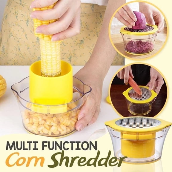 Clearance Under $10 Planer Corn Peeling Corn Multifunction Stain Inventive Steel Kitchen，Dining Bar