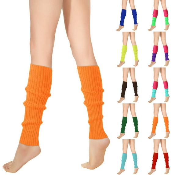 Clearance Under 10$! Solid Color Warm Socks From The 1980s To 1990s Yoga Sports Socks