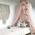 thumbnail image 1 of Under 10! Gmogad Lightweight Home Bed Netting Hanging Chiffon Balls Decoration, Lovely Mosquito Net Ornament Accessories, 1 of 2
