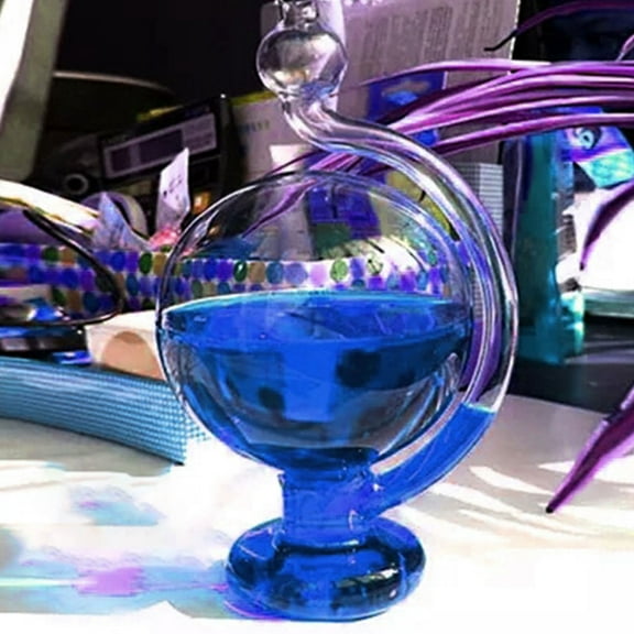 Clearance Under $10 Weather Forecast Bottle Predicts Weather And Barometer Blue