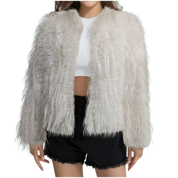 Winter Warm Fleece Jackets for Womens Fashion Plus Size Comfortable Solid Color Top