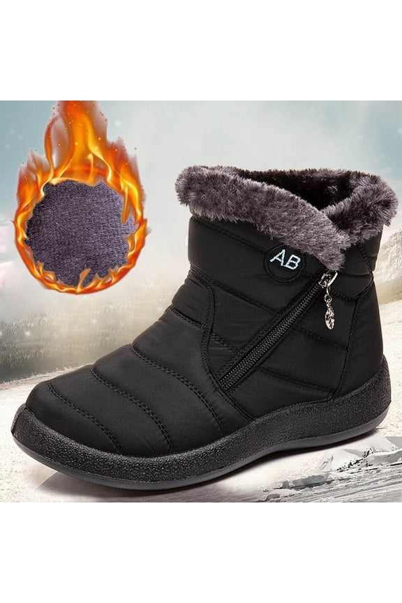 Winter Warm Snow Boots for Women Plus Size Cotton Shoes Set Foot Short To Keep Warm XL Snow Boots