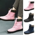 thumbnail image 1 of Clearance Under 10$!Winter Warm Snow Boots for Women Plus Size Cotton Shoes Short Hair Warm Shoes High-top Snow, 1 of 1
