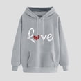 thumbnail image 1 of Under $10 Women Shirts Casual YuXingFu Women's Print Winter Hoodie Pullover Tops Long Sleeved Comfortable Sweatshirt, 1 of 6