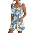 thumbnail image 1 of Clearance Under 10$! Women's Summer Comfortable Casual Suspender Printing Shorts Pocket Jumpsuit Shorts with Pockets 2025 Clothes, 1 of 6