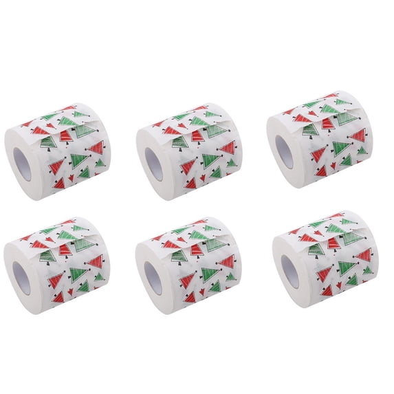 Clearance Under $11 Christmas Printed Toilet Paper 6 Rolls