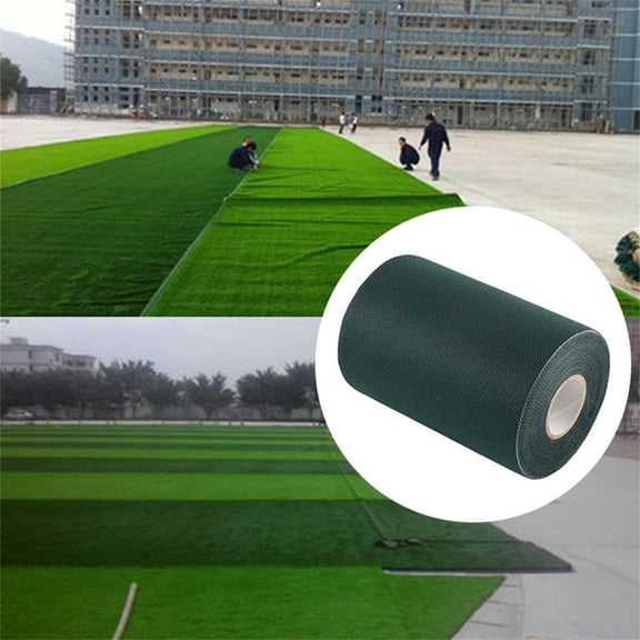 Clearance Under $15 | Adhesive Artificial Grass Seaming Tape for Outdoor Installation in Green