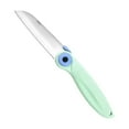 thumbnail image 1 of Clearance Under $2.26! 1 Pack Foldable Fruit Knife, Stainless Steel Paring Knife with Protective Cover for Travel (Green, One Size), 1 of 8