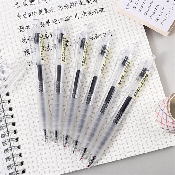 Clearance Under $2.5! Cloud Grip Press Pen Black Mechanical Pencils Highlighters