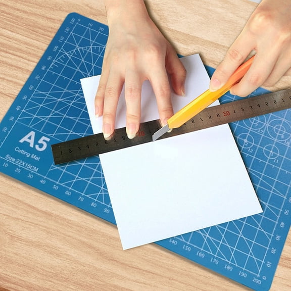 Clearance Under $2.5! Double Sided A5 Cutting Pad Gray Craft Cutting Mat Large Cutting Mat
