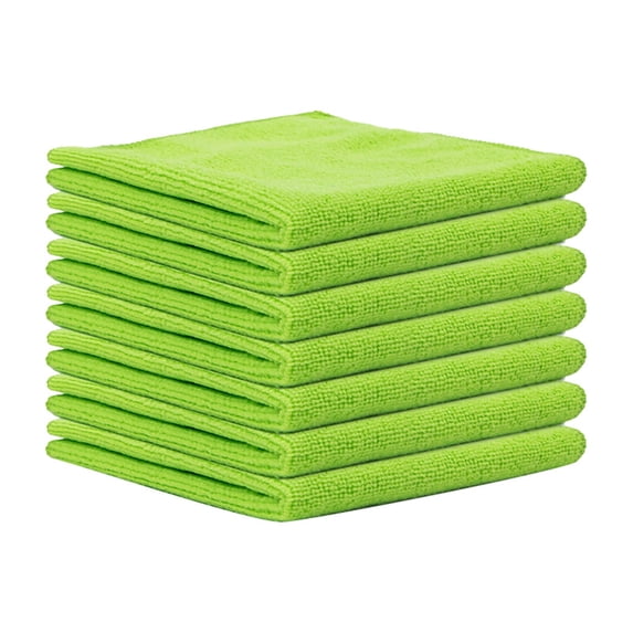 Clearance Under $2 | 5-Pack Microfiber Cleaning Cloths, Soft Absorbent Household Towels